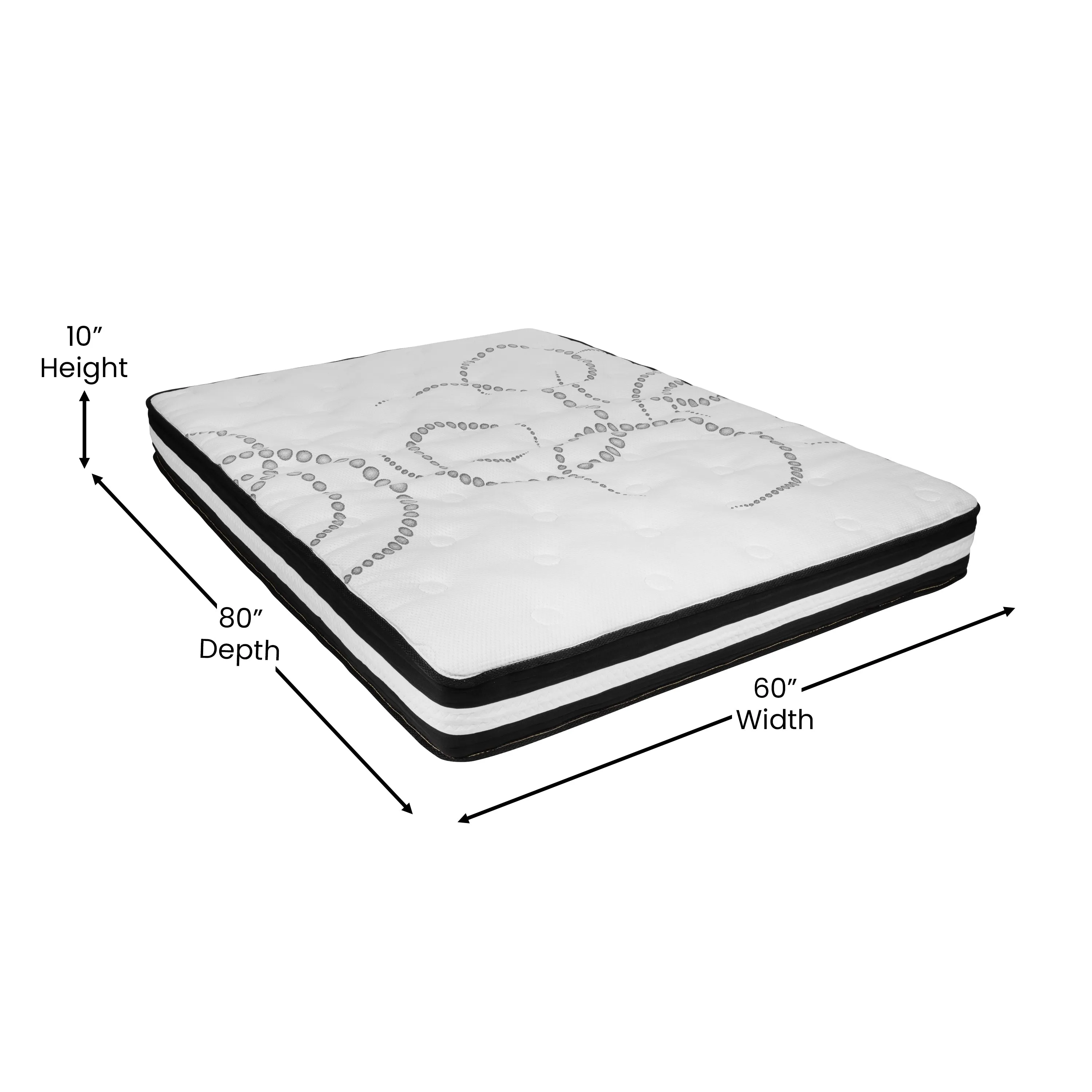 10in Pocket Mattress-Queen CL-E230P-R-Q-10-GG