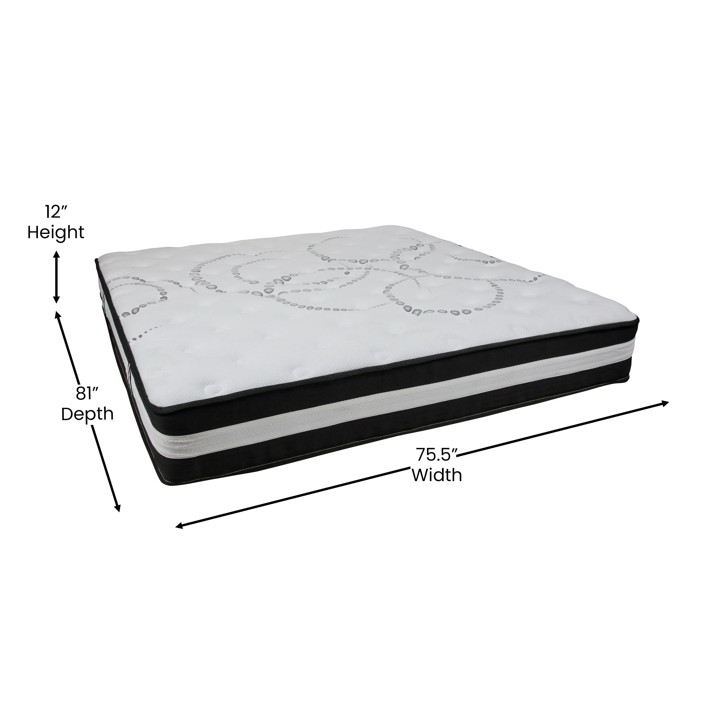 12in Pocket Mattress-King CL-E230P-R-K-GG