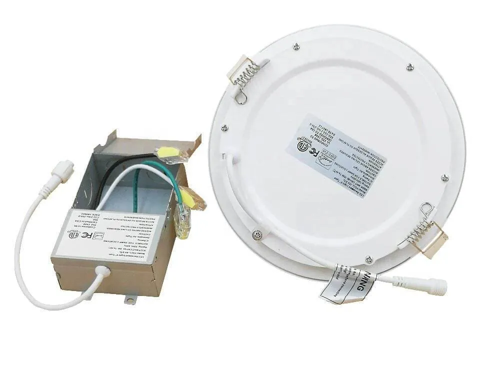 (20 Pack SALE) "Ultra Thin" 4 Inch ROUND 9w 5 CCT (2700K, 3000K, 3500K, 4000K, 5000K) Switchable- Dimmable - 10 Year Warranty - Shipping Included