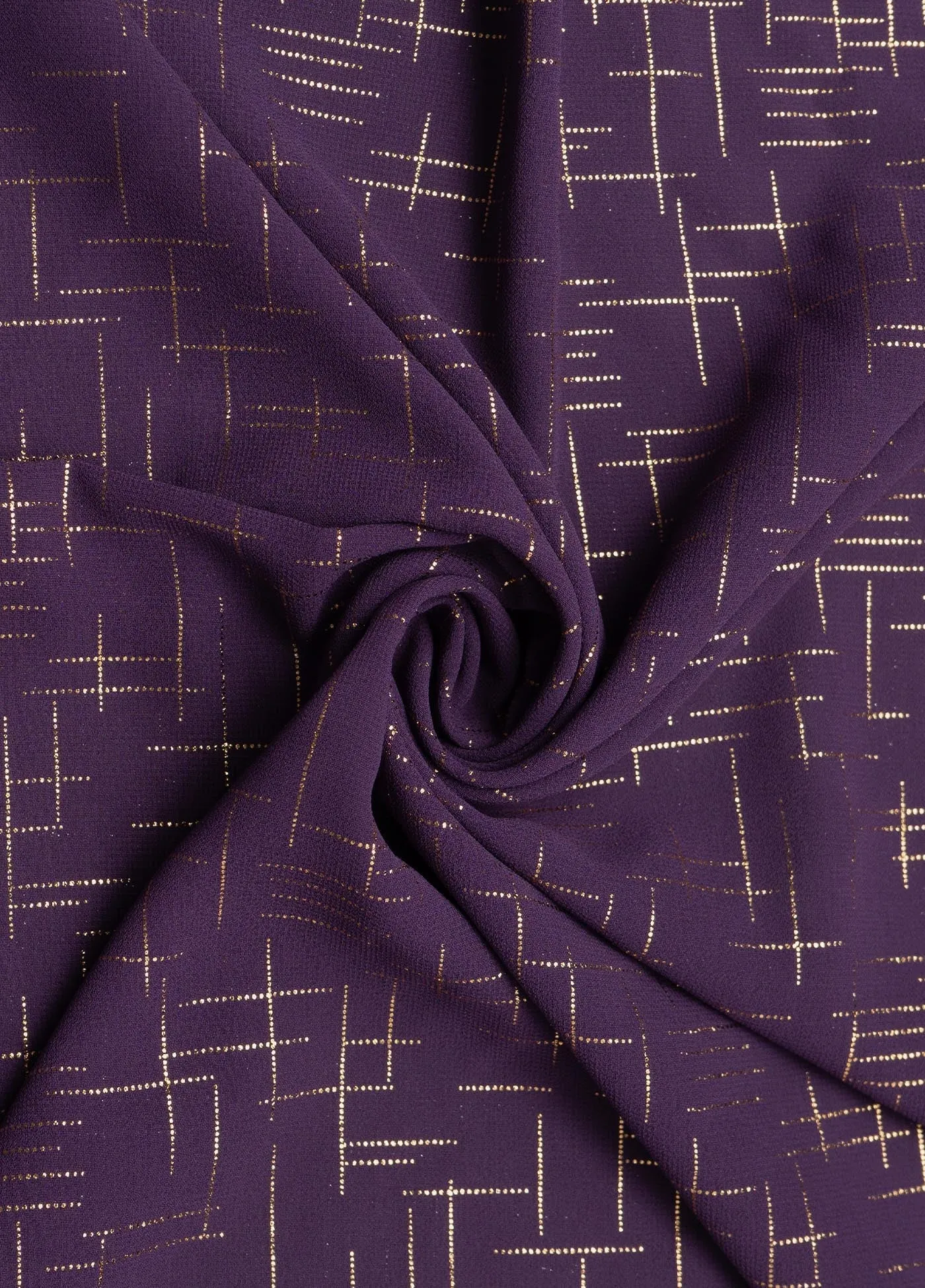 Amulet Chiffon Hijabs - Purple