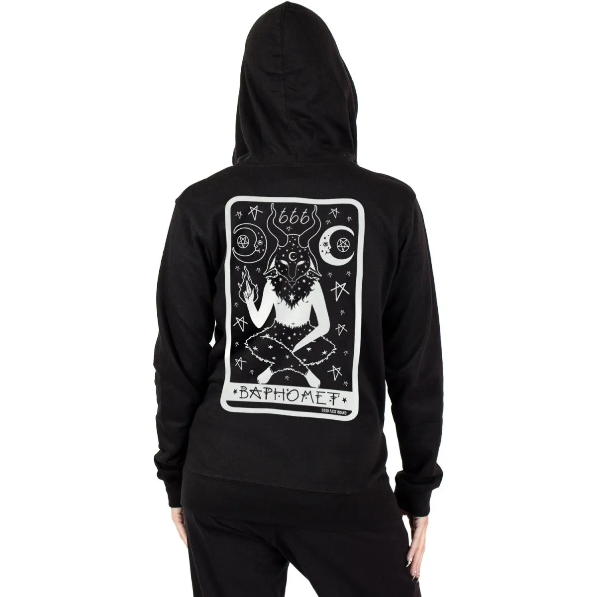 Baphomet Tarot Zip Hoodie