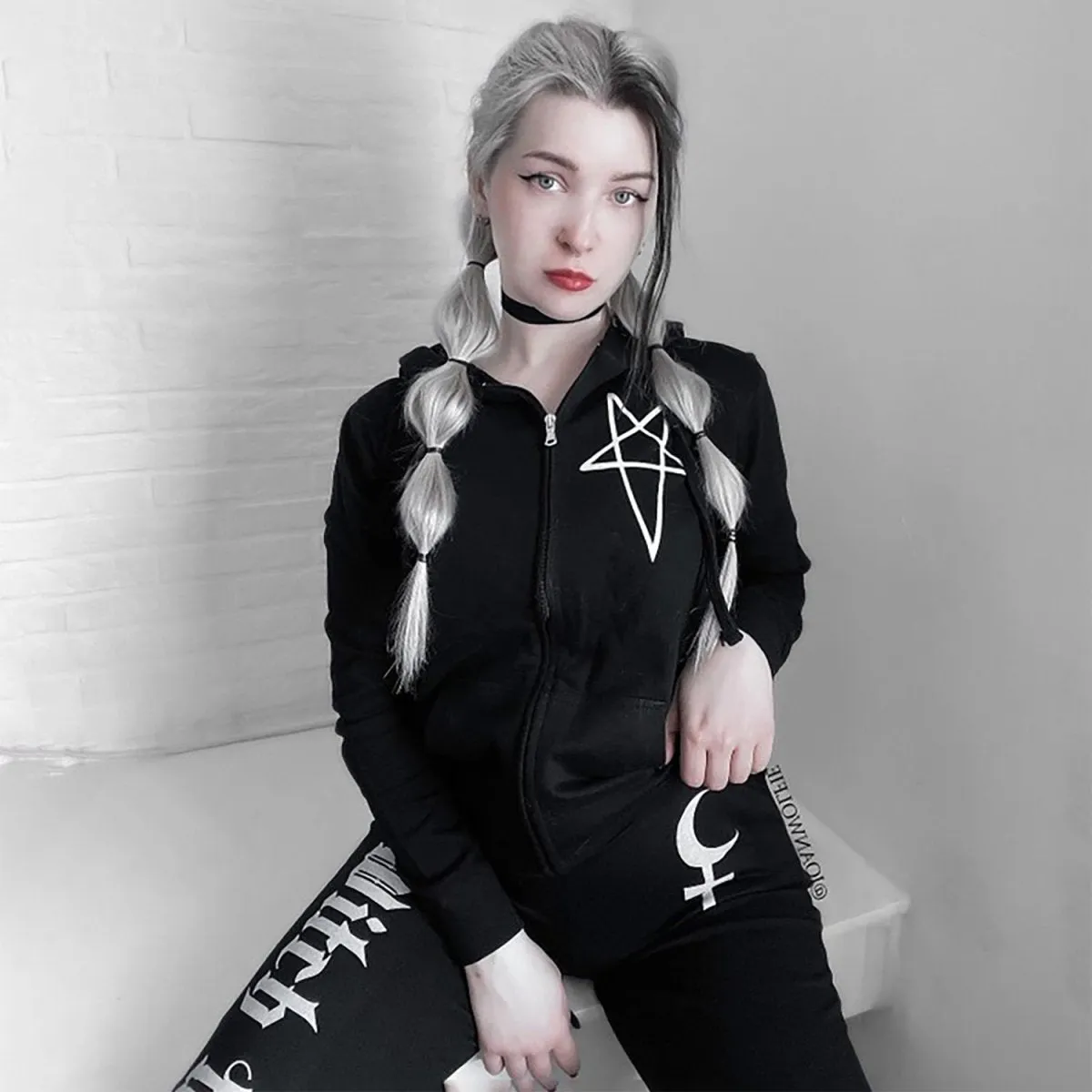 Baphomet Tarot Zip Hoodie