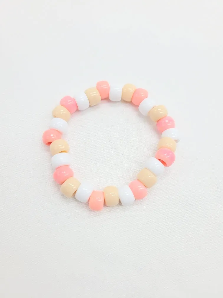 Beachy Vibe Pony Bead Stretch Bracelet