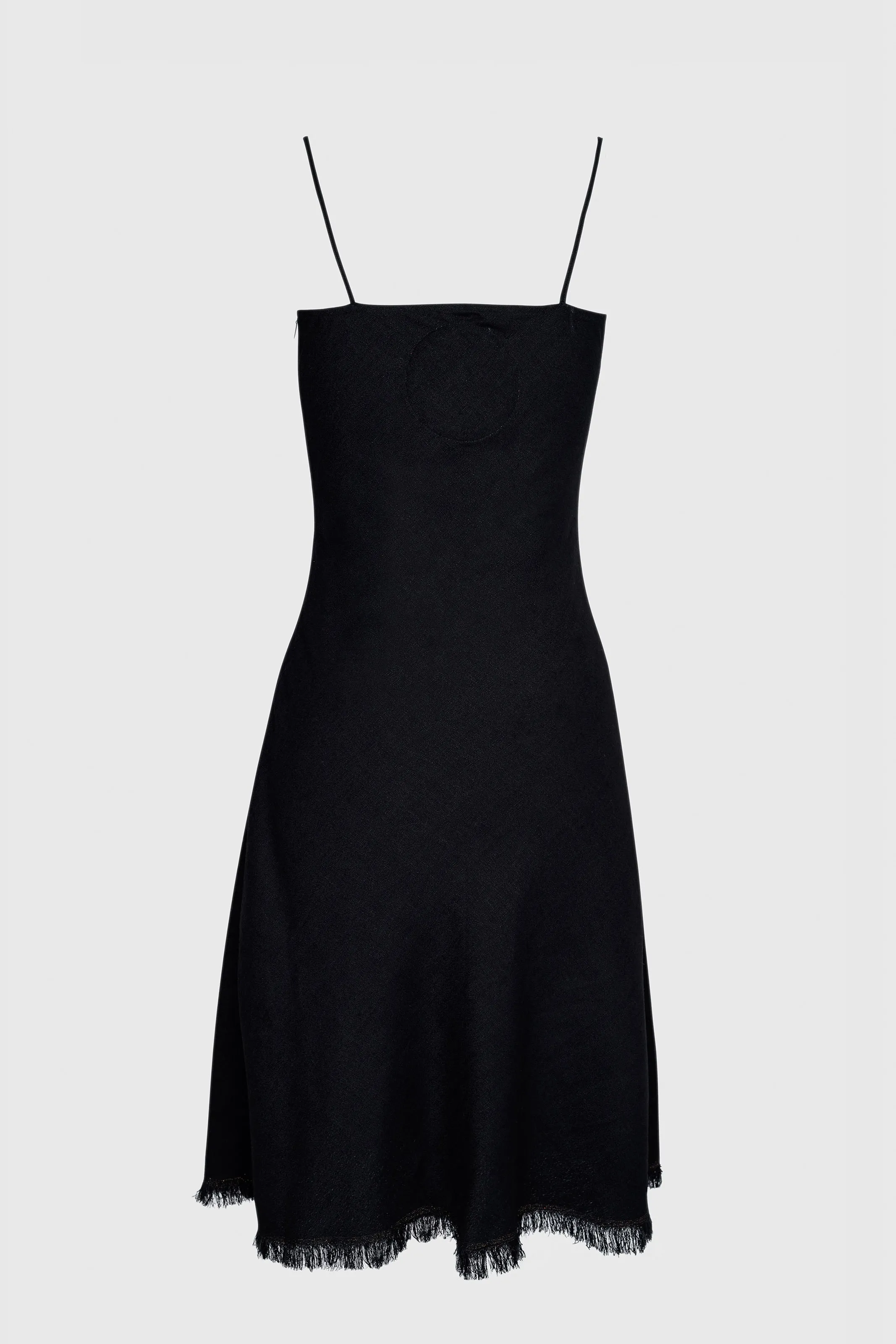 Bias Cut Dress - Black