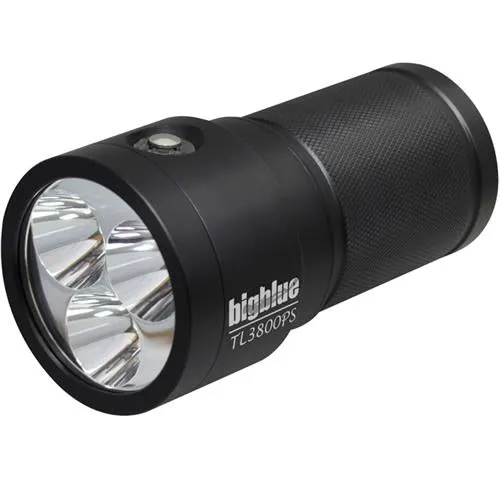 Big Blue 3800 Lumen Narrow Beam Technical Light w/ Extended Battery - Black with Free Drybag