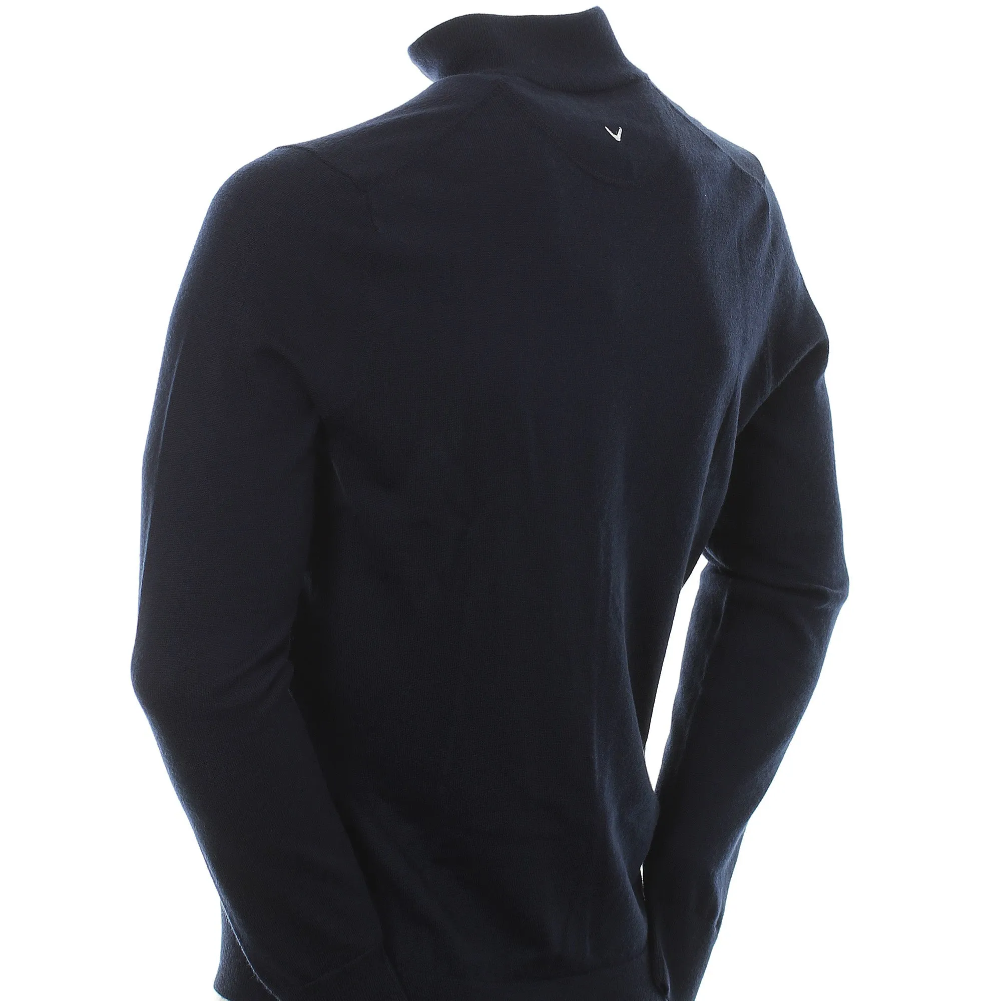 Callaway Golf Ribbed Merino 1/4 Zip Sweater