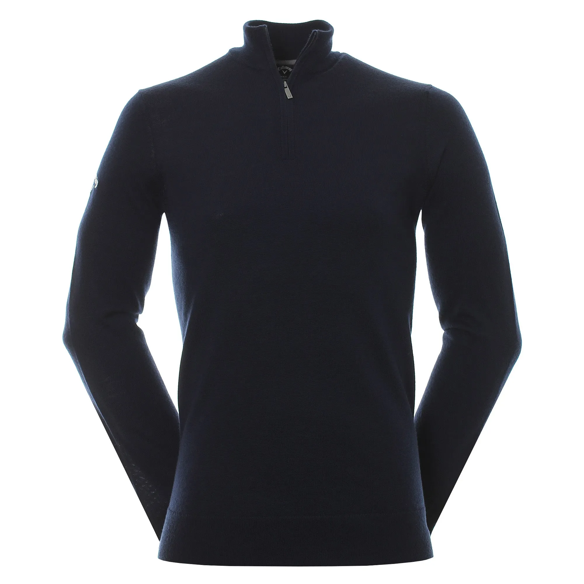 Callaway Golf Ribbed Merino 1/4 Zip Sweater