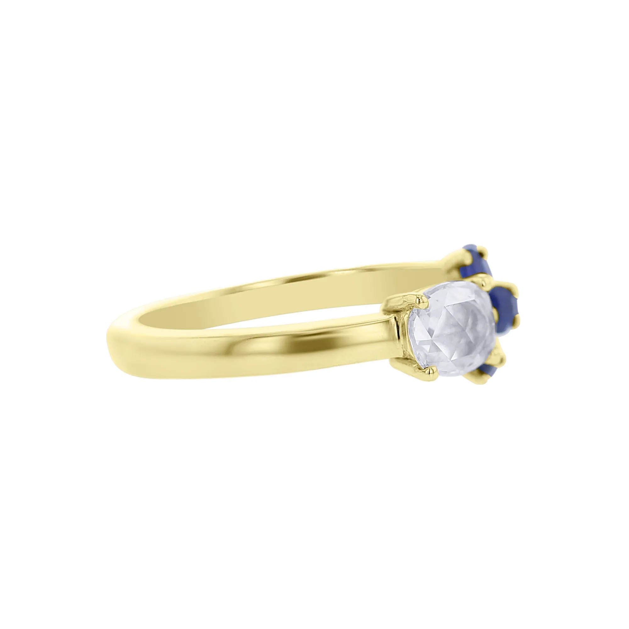 Capri Sapphire and Diamond Ring