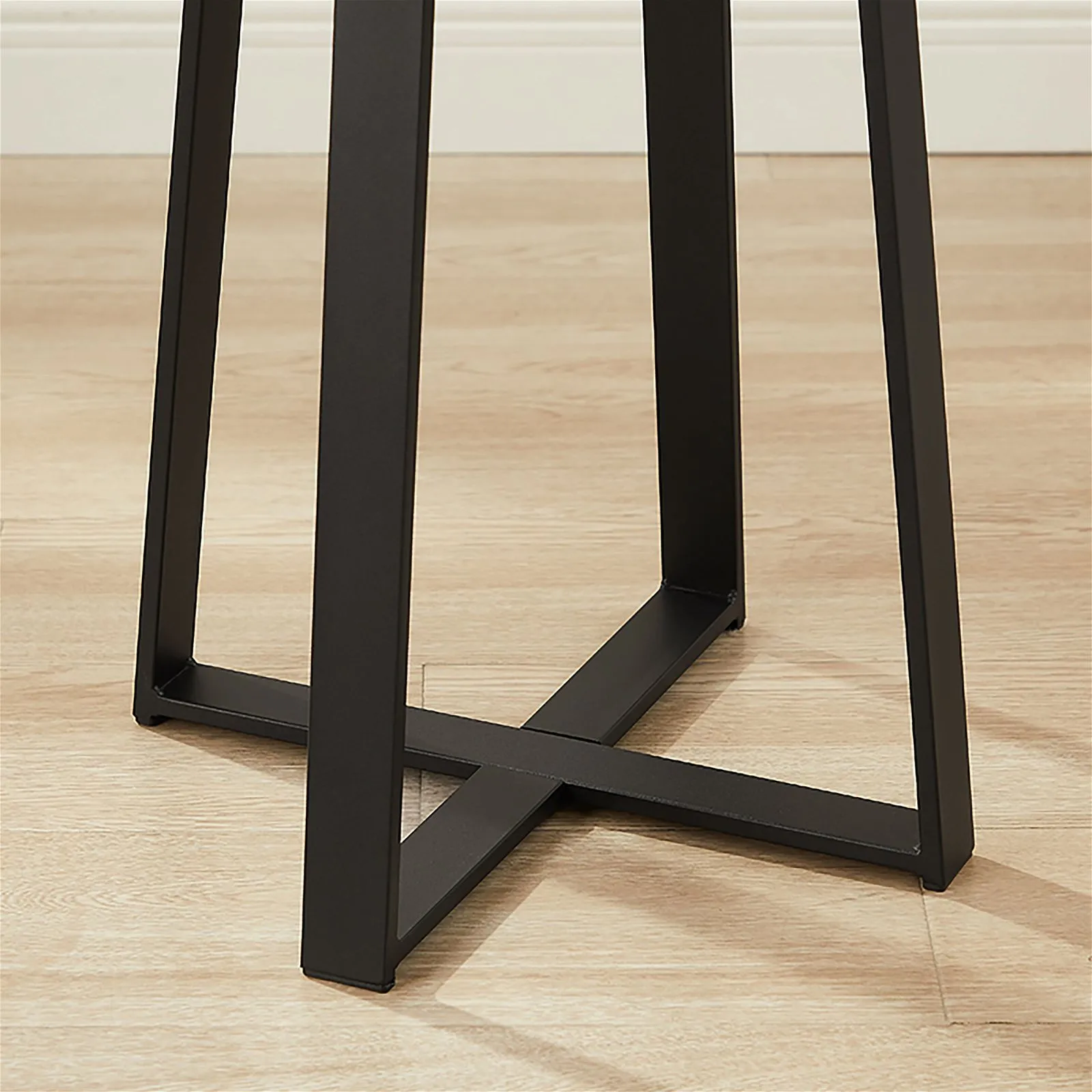 Capri Square End Table - Oak, Black by Criterion™