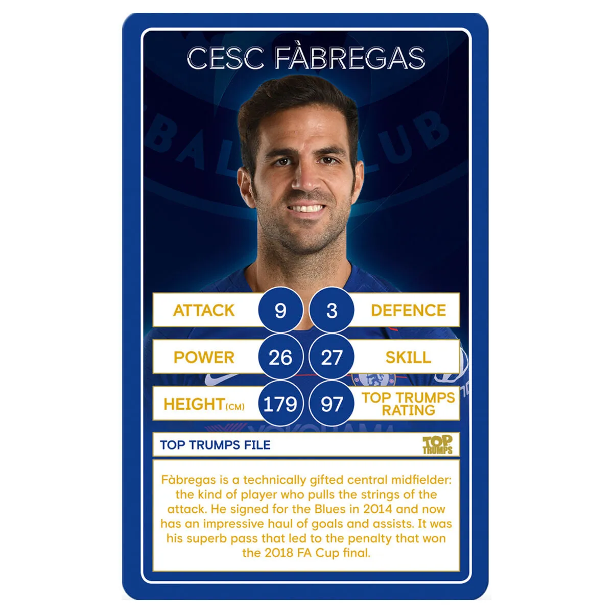 Chelsea FC Top Trumps Card Game