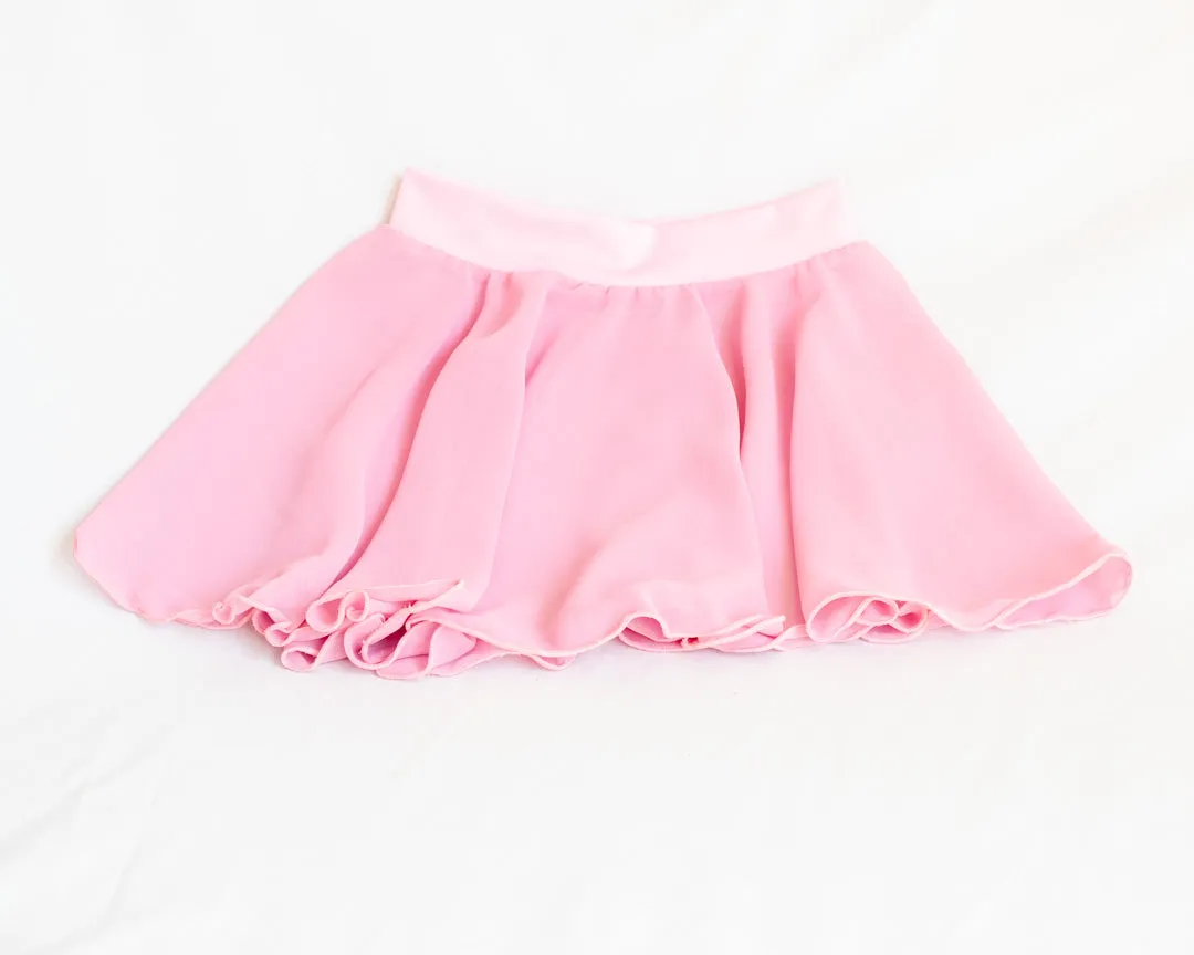 Chiffon full circle skirt on lycra band