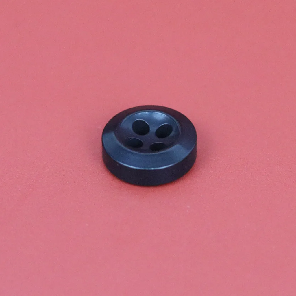 Classic Shirt Buttons - 12mm - Black