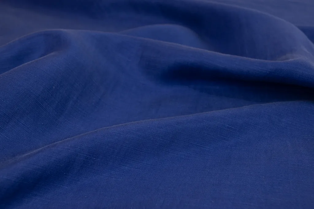 Cupro Linen Tencel - Cobalt