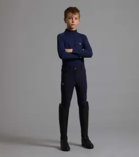 Derby Boys Riding Breeches Navy