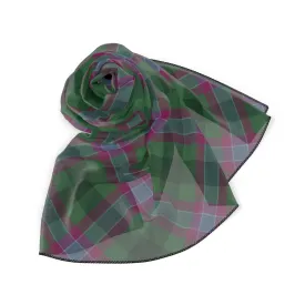 Dunans Rising Tartan Sheer Poly Scarf