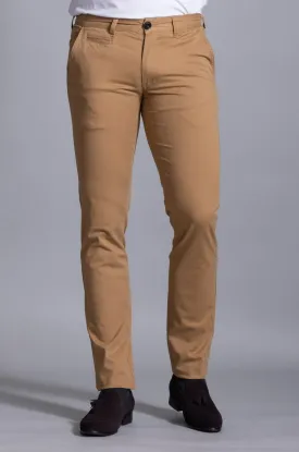 Hastin Brushed Cotton Chino: Latte