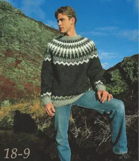 Icelandic Wool Sweater Pattern 18-9