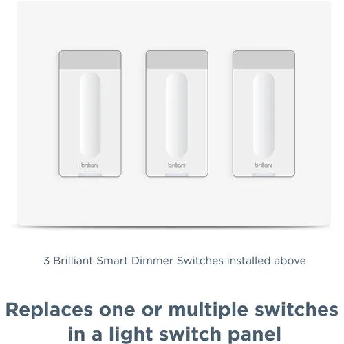 IN STOCK! BRILLIANT SMART DIMMER SWITCH BHS120US-GR1 (Gray)