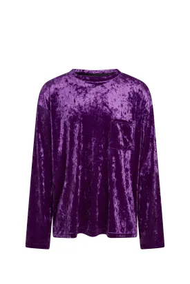 Maxwell Velvet Long Sleeve Top