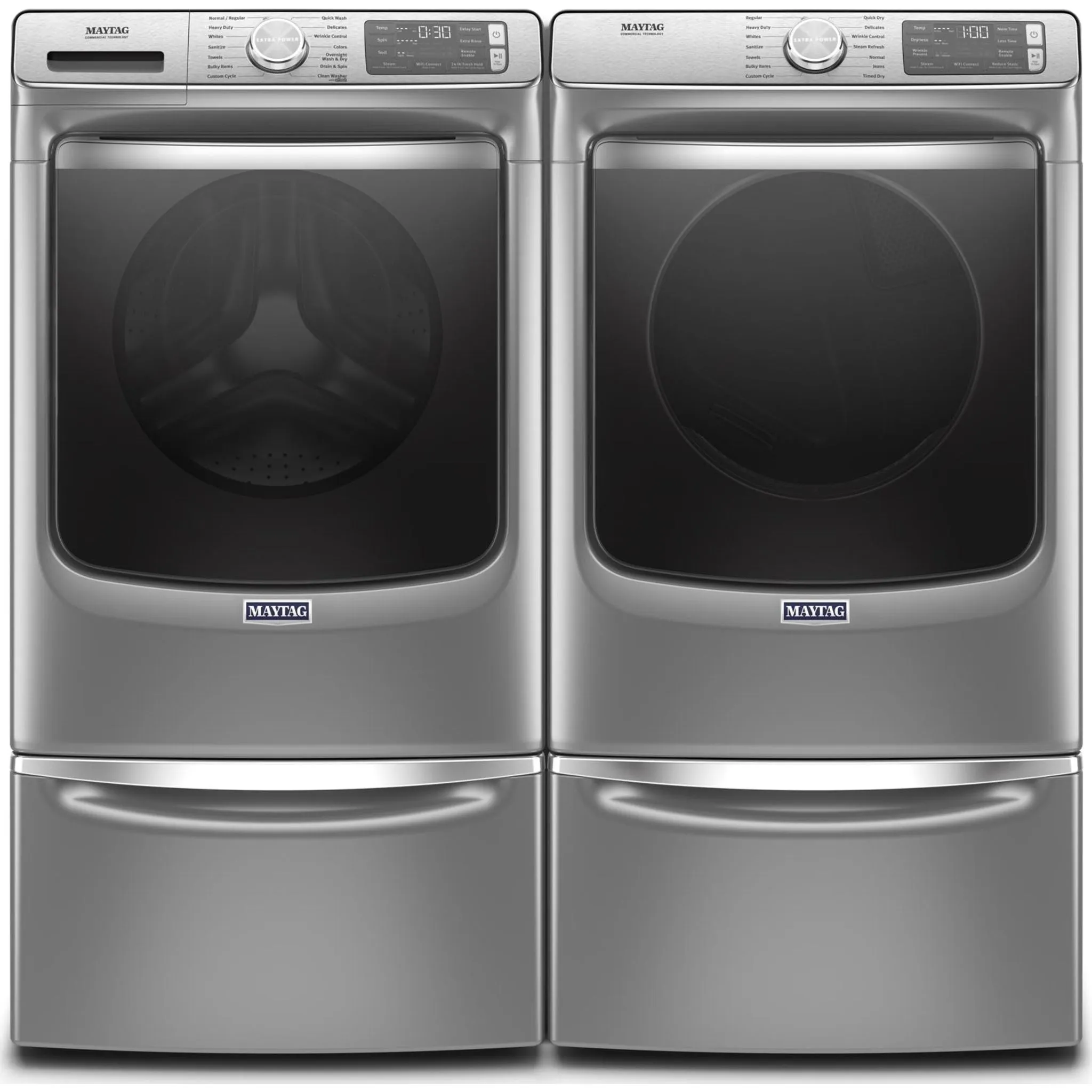 Maytag Smart Front Load Electric Dryer with Extra Power and Advanced Moisture Sensing with industry-exclusive extra moisture sensor - 7.3 cu. ft. (YMED8630HC)