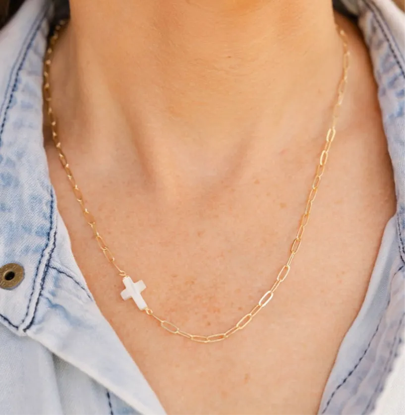 Mother of Pearl Cross