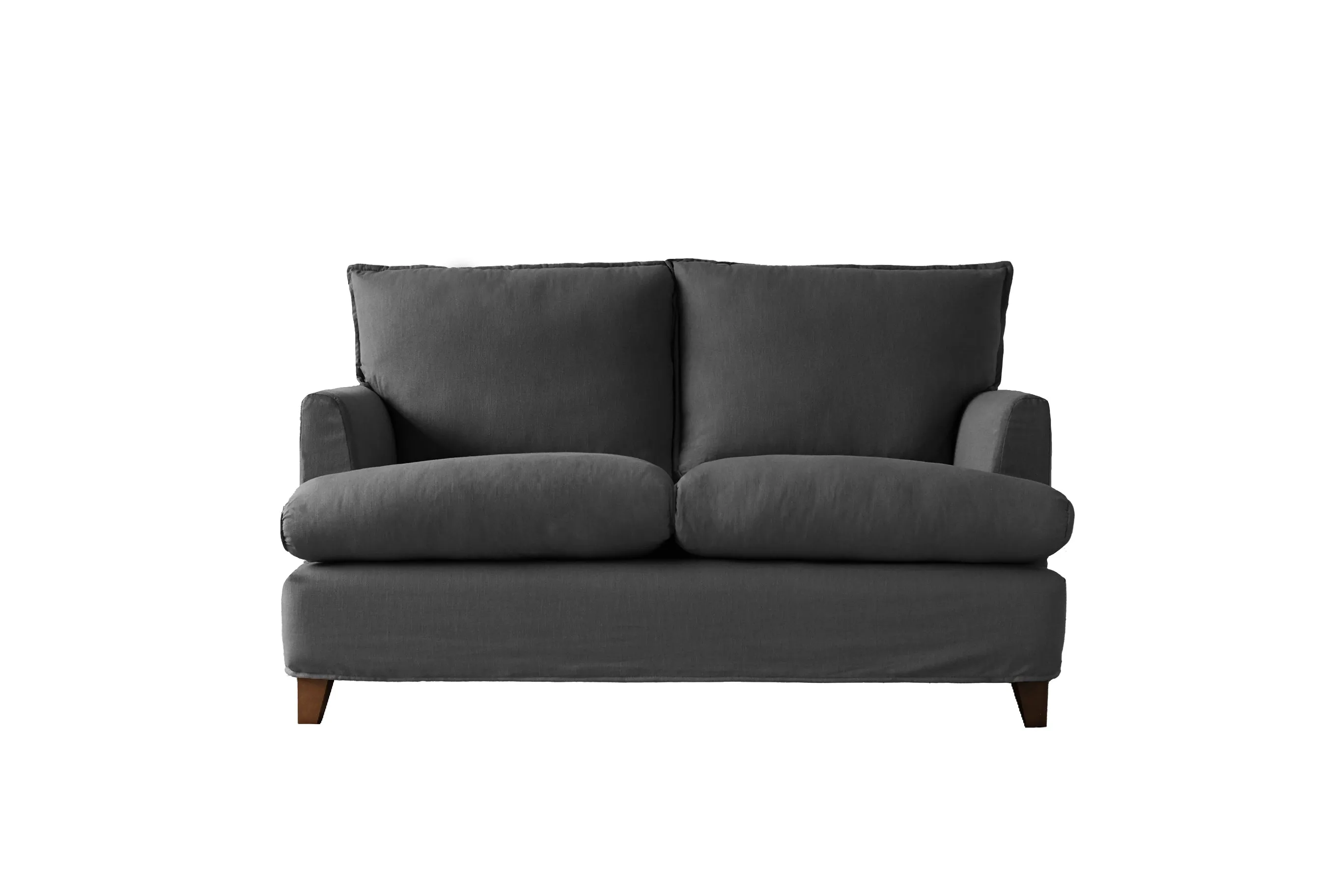 Padstow | 2 Seater Extra Loose Cover | Capri Dark Grey