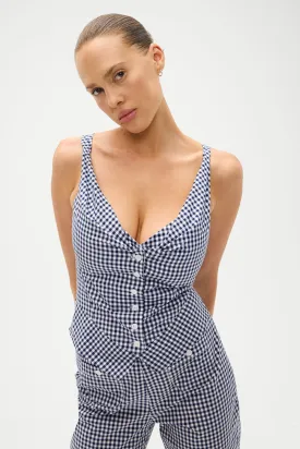 Parlour Gingham Blouse - Seaside Gingham