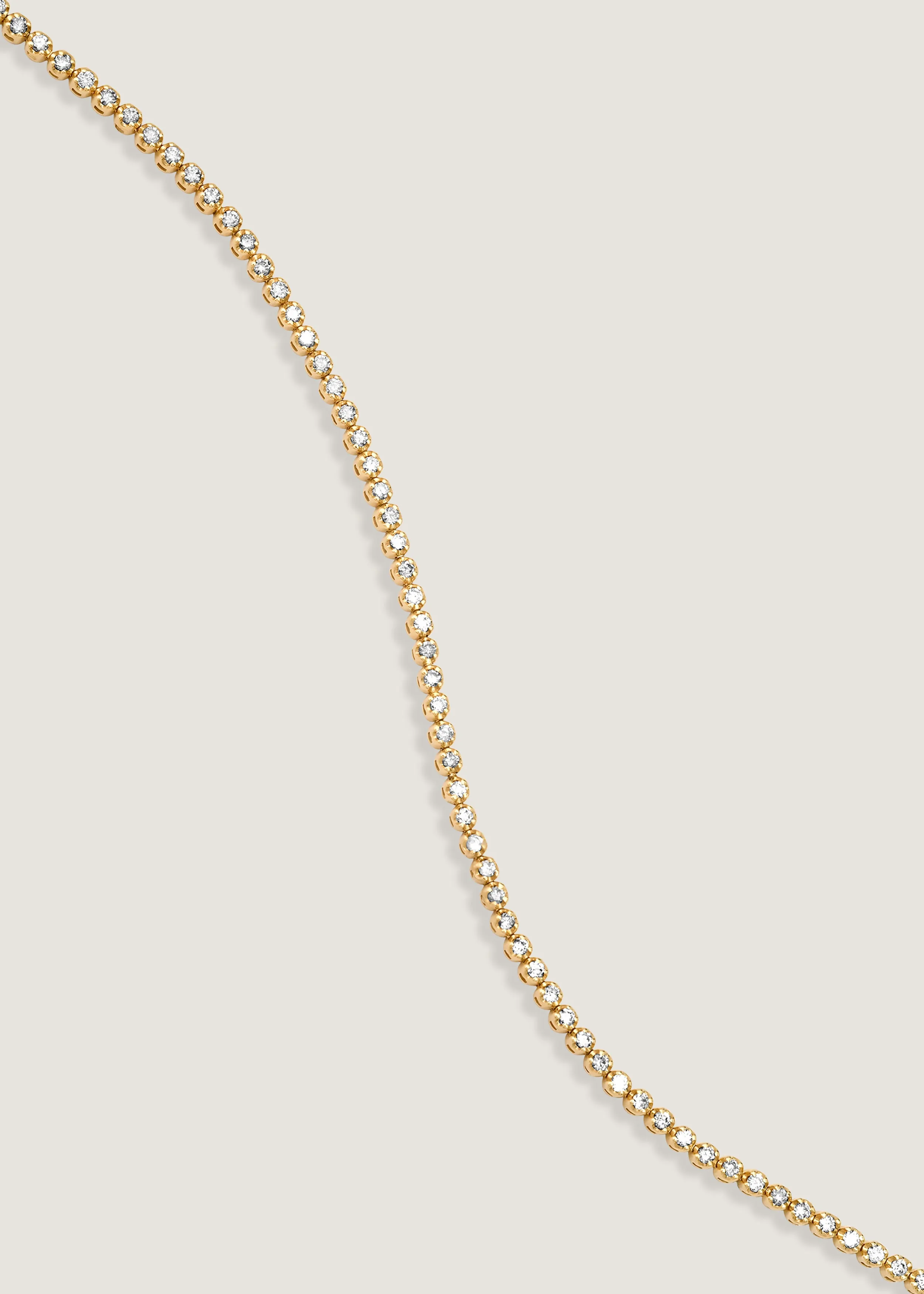 Petite Madison Tennis Bracelet Diamond Yellow Gold