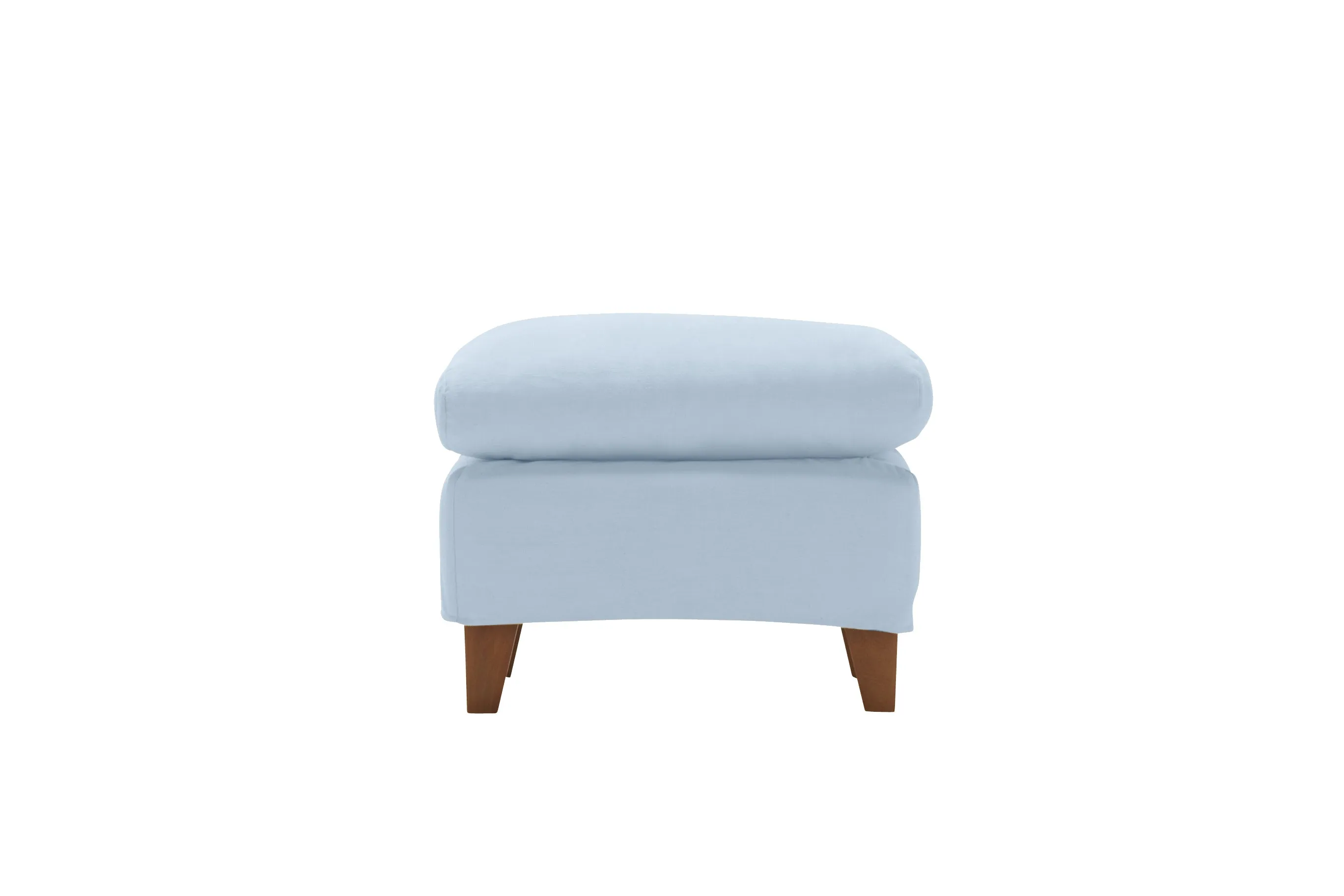 Positano | Footstool Extra Loose Cover | Miami Sky Blue