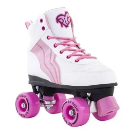 Rio Roller Pure White Pink Skates *Last Pair* US 6