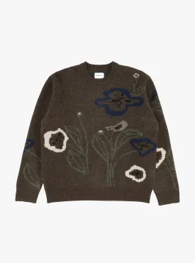 Rune Jacquard Sweater Espresso