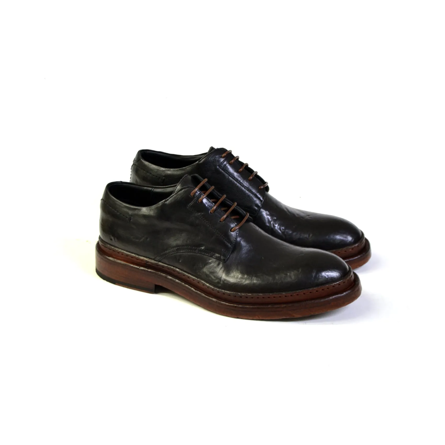 SAM BLACK DERBY SHOES