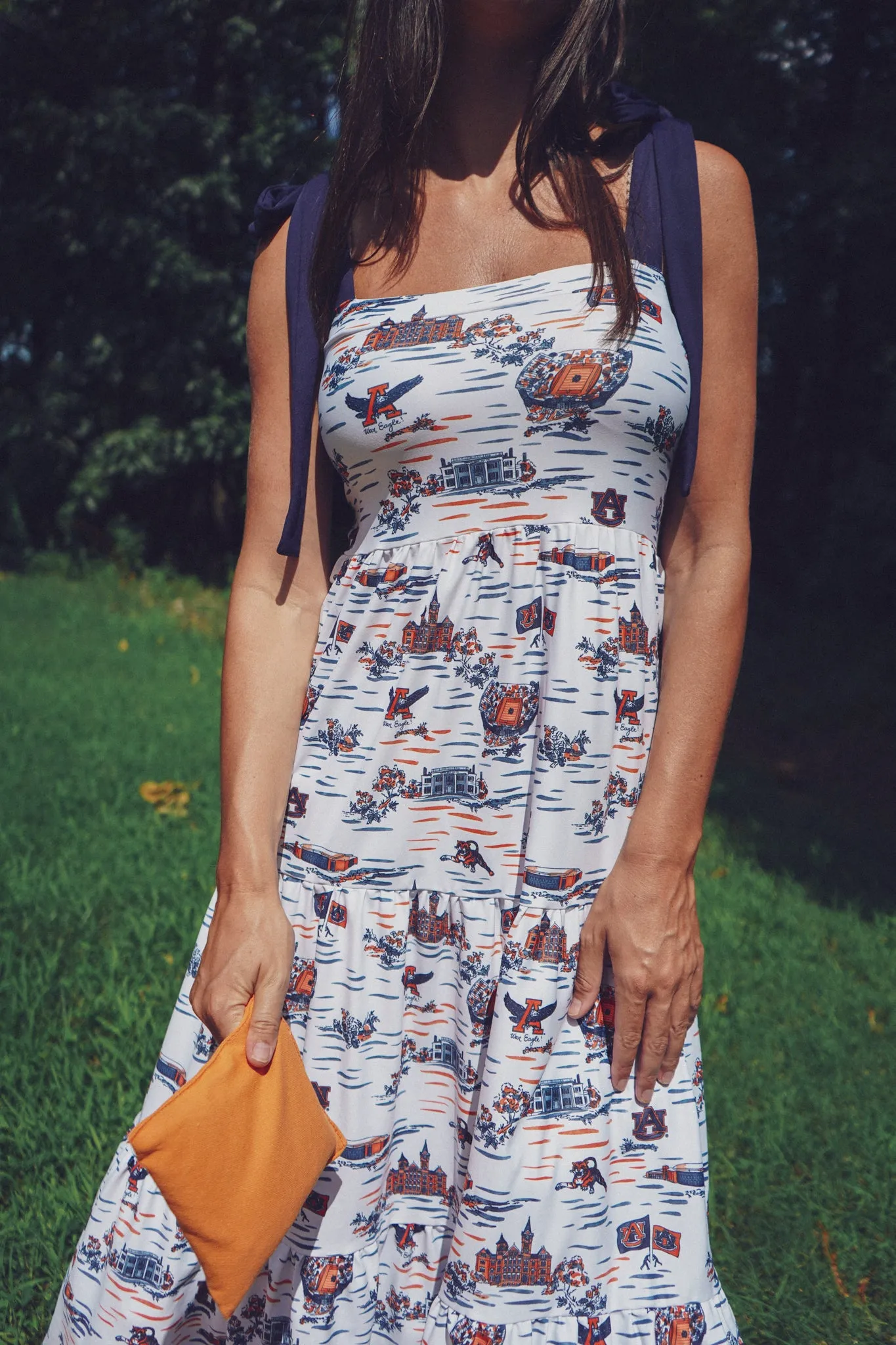 Tailgate Collection Sage Dress - Tiger Toile