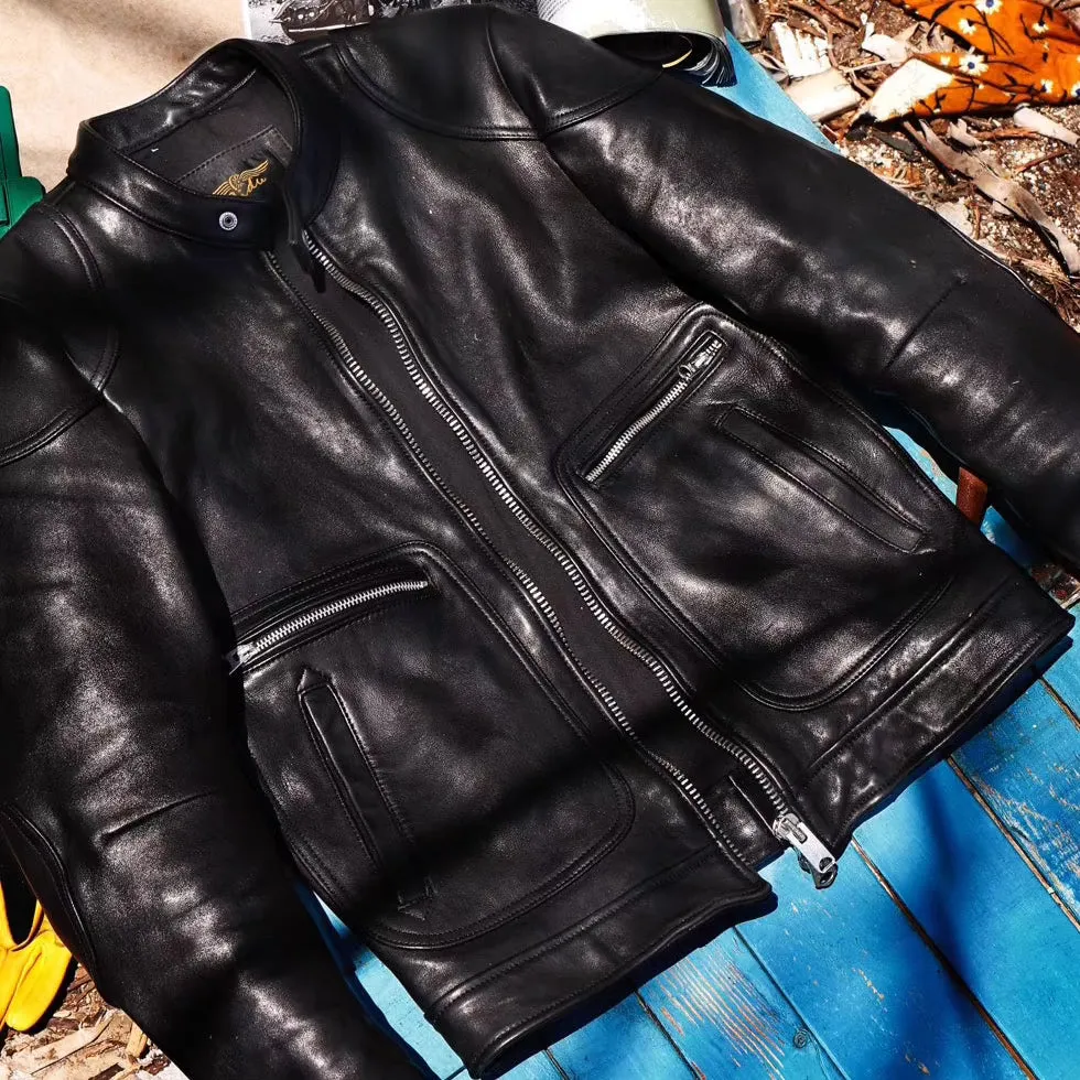 WAXED LEATHER JACKET KOSS