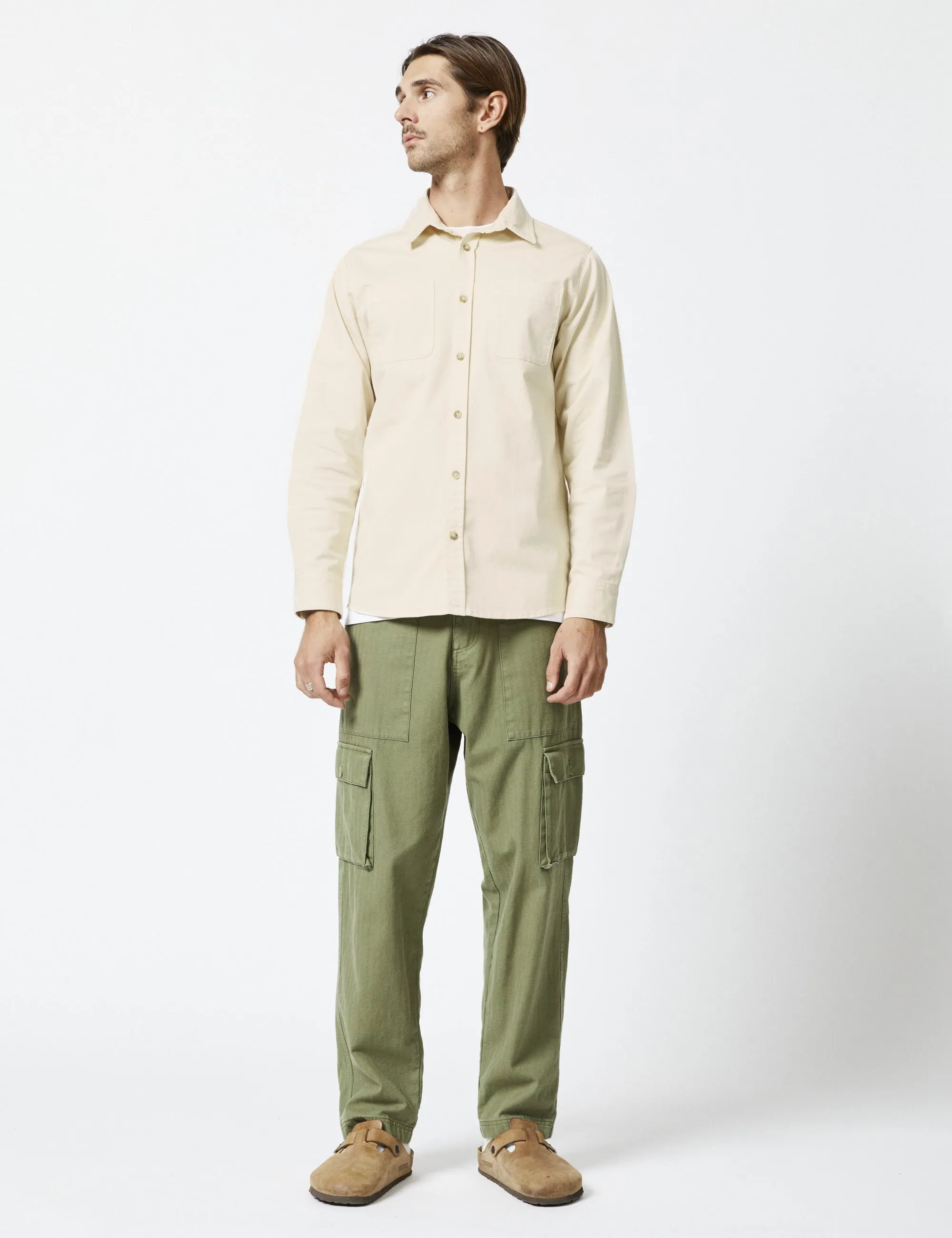 York Long Sleeve Shirt - Natural