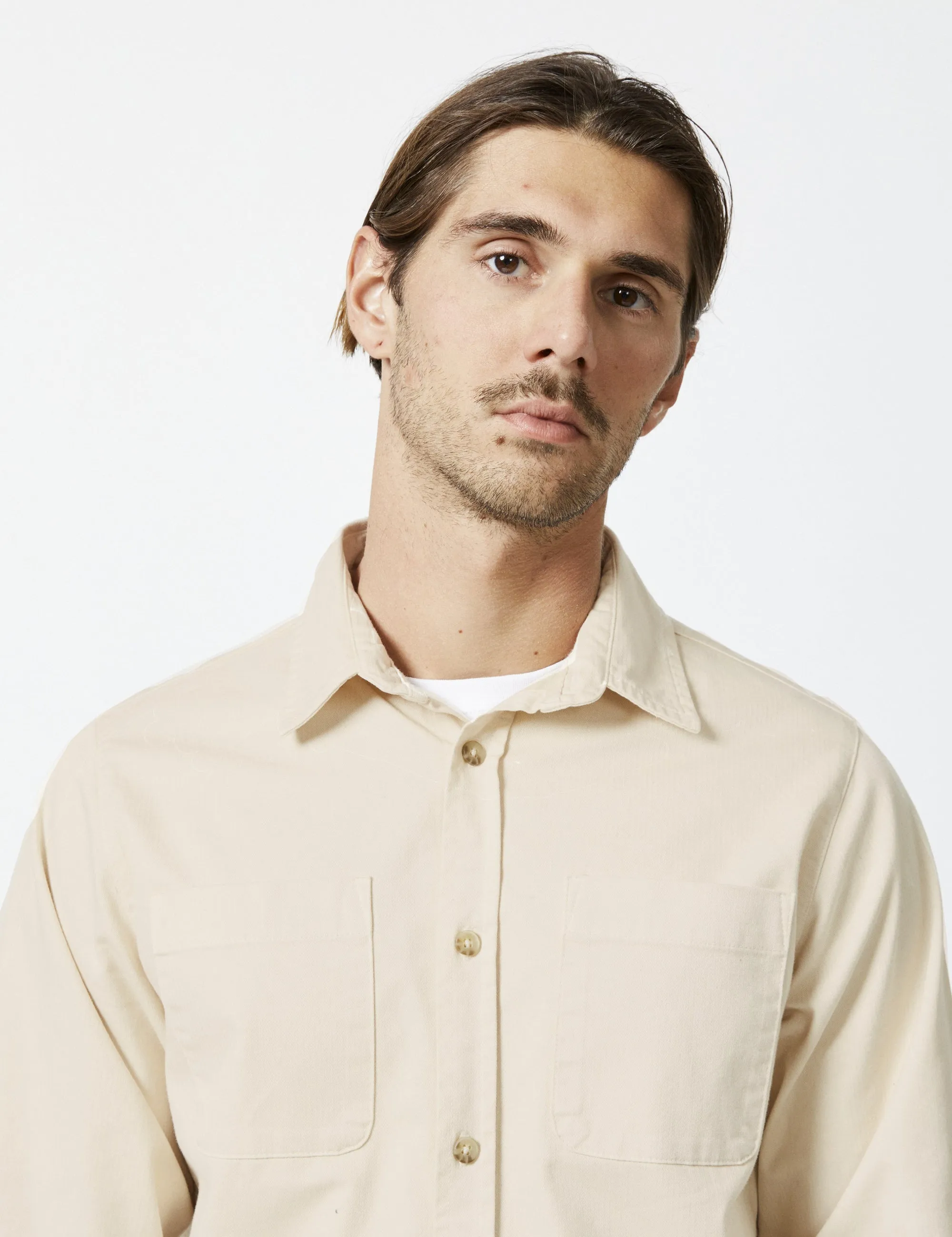 York Long Sleeve Shirt - Natural